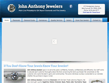 Tablet Screenshot of johnanthonyjewelers.com